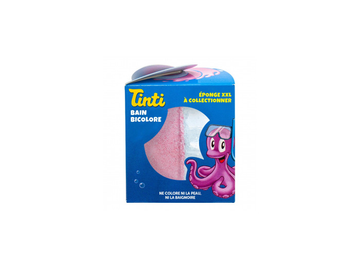 Balle XXL Bain bicolore bleu et rose avec surprise à collectionner