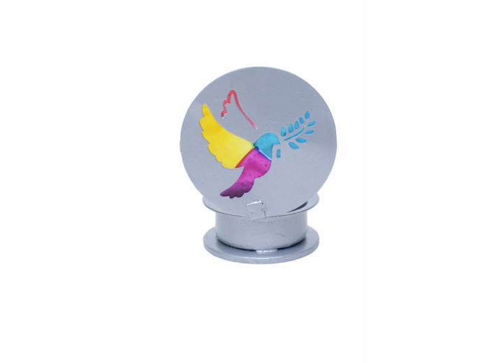Tea light avec bougie chauffe plat - COLOMBE - Boite PVC
