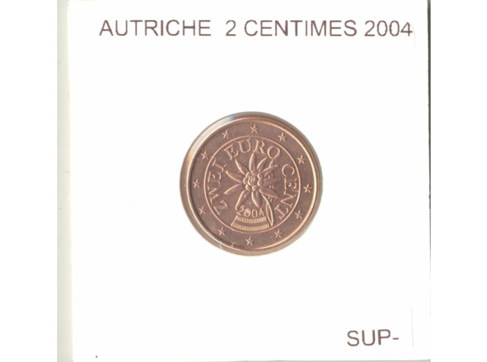 AUTRICHE 2 CENTIMES 2004 SUP