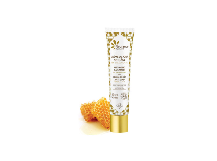 Crème de jour anti âge à la Gelée Royale Bio 40ml