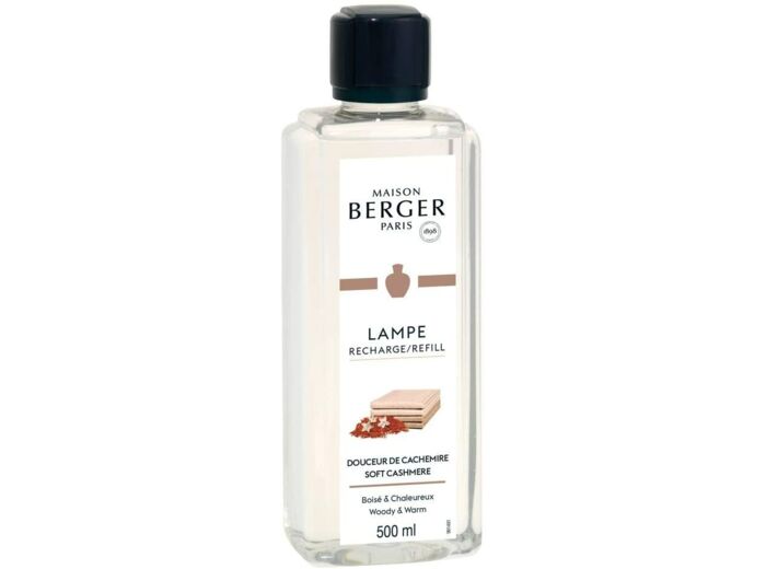 Parfum DOUCEUR DE CACHEMIRE - 500 ml - Recharge de parfum pour Lampe Berger