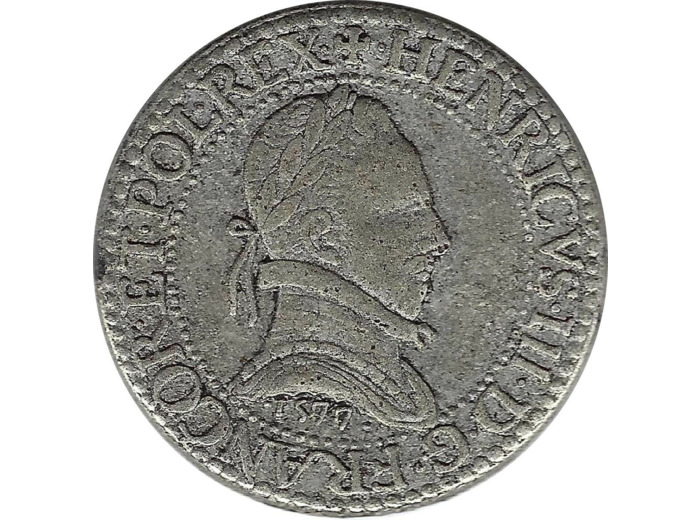 COLLECTION BP 16 LE TRESOR DES DES ROIS DE FRANCE FRANC D'ARGENT HENRI III TTB