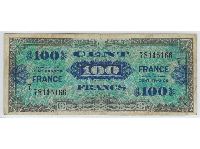 FRANCE 100 FRANCS Type FRANCE 1945 SERIE 7 TB+ 166