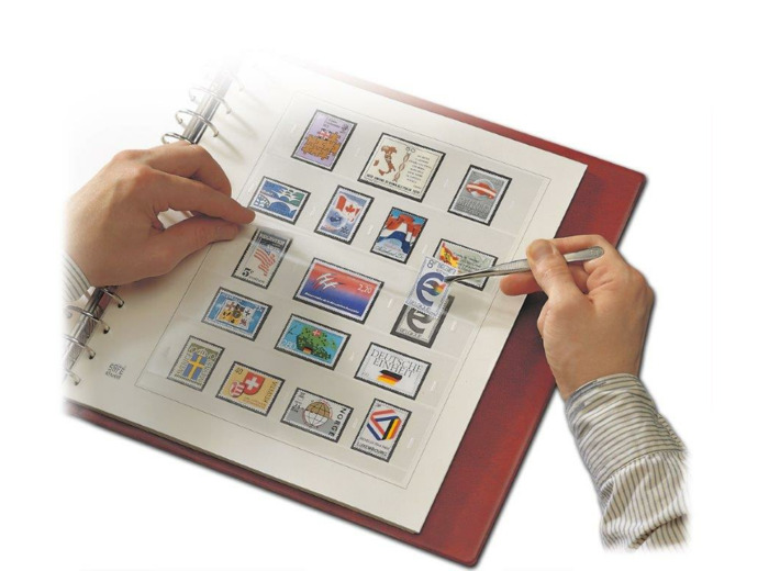 FEUILLES PREIMPRIMEES SAFE DUAL 2002 A 2003 TIMBRES DE FRANCE NEUF