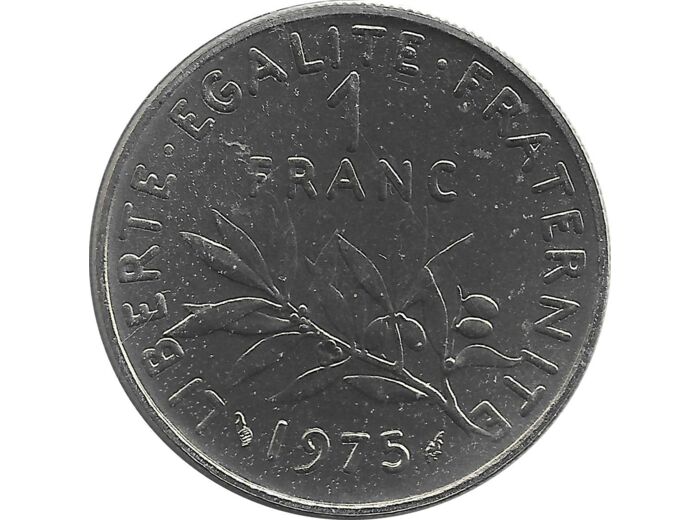 FRANCE 1 FRANC ROTY 1975 FDC