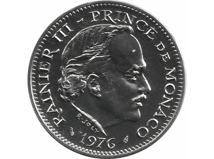 MONACO 5 FRANCS 1976 FDC