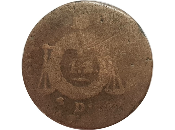 FRANCE SOL AUX BALANCES 1793 D° (Dijon) B G19