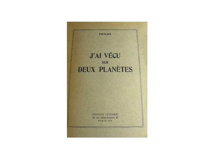 J'ai vécu sur deux planètes