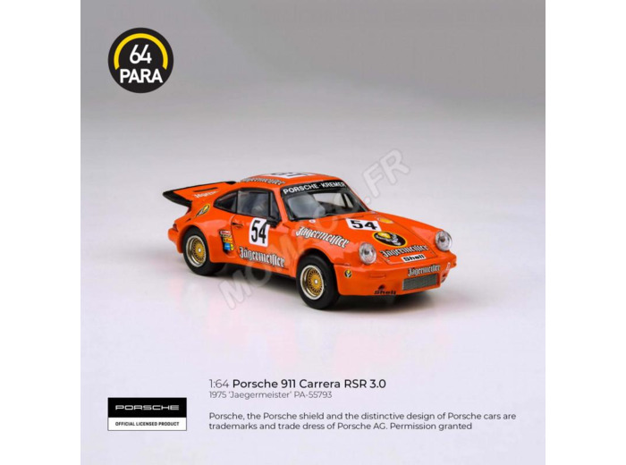 Porsche 911 Carrera RSR 3.0 Jaergermeister orange 1/64 - PARA64 55793