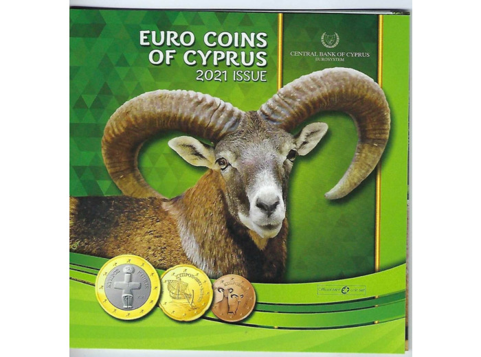 CHYPRE 2021 SERIE 8 MONNAIES BU