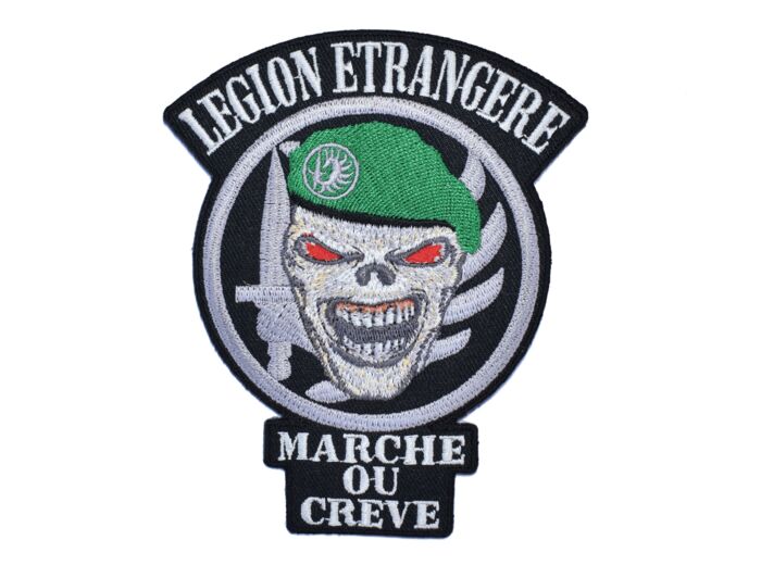 Ecusson Légion Etrangère "Marche ou crève"