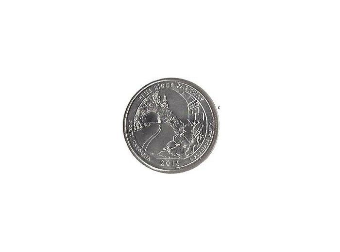 AMERIQUE (U.S.A) 1/4 DOLLAR 2015 P BLUE RIDGE PARKWAY SUP-