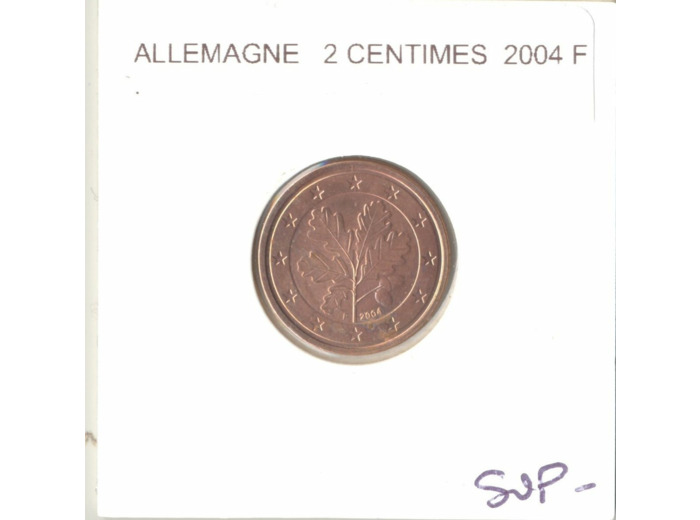 Allemagne 2004 F 2 CENTIMES SUP-