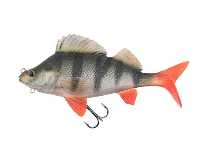 realistic perch rep 18cm fox rag
