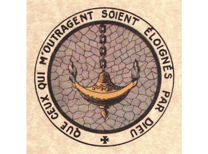 Pentacle de l'abbé Julio "La lampe des catacombes"