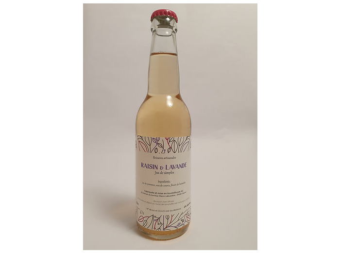 Jus de fruits Raisin et Lavande 33cl