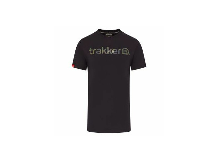 tee shirt logo noir trakker