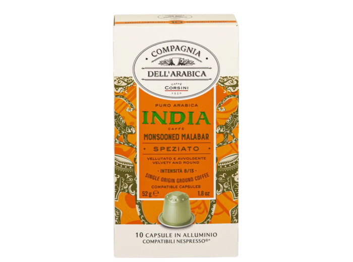 Café India 100% Arabica 10 Capsules 52G