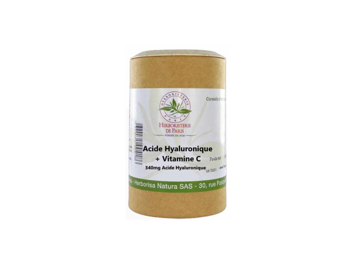 Acide hyaluronique + Vitamine C 60 gélules