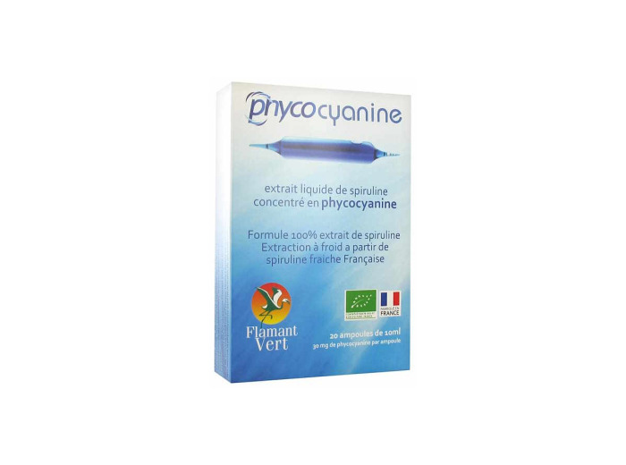 Phycocyanine 20 ampoules de 10ml