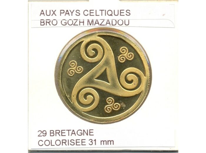 29 BRETAGNE AUX PAYS CELTIQUES BRO GOZH MAZADOU COLORISEE SUP