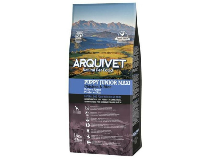 Croquettes Arquivet "DOG PUPPY JUNIOR MAXI" - 12KG