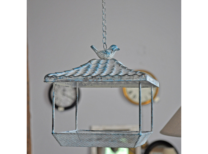Mangeoire oiseaux à suspendre Pagode 20x20x58cm