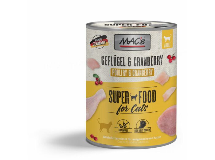 MAC's Volaille & Canneberge pour chat - 800g