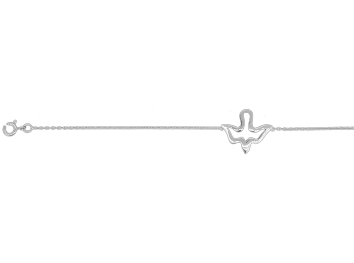 Bracelet en Argent 925 - COLOMBE ÉVIDÉE