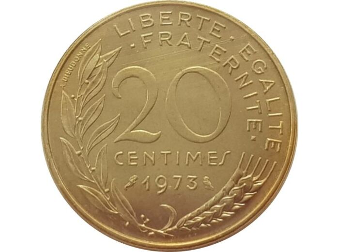 FRANCE 20 CENTIMES LAGRIFFOUL 1973 FDC G332