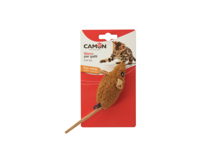 Jouet chat, Peluche souris - 20cm