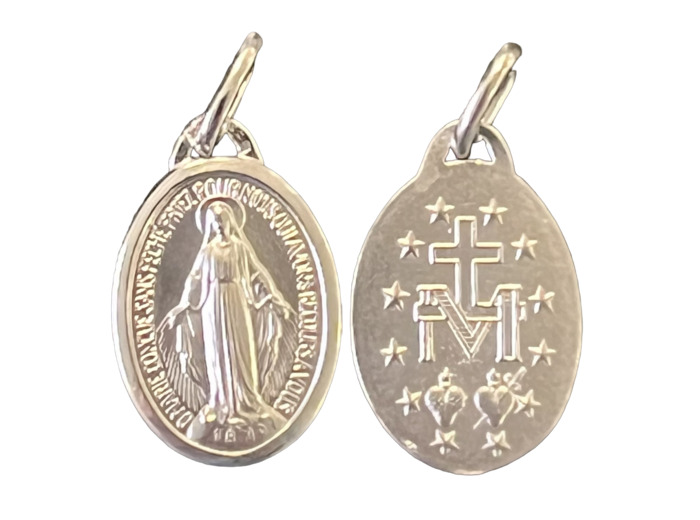 Médaille 17mm en Argent 925 - MIRACULEUSE