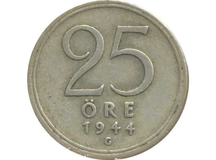 SUEDE 25 ORE 1944 G TTB