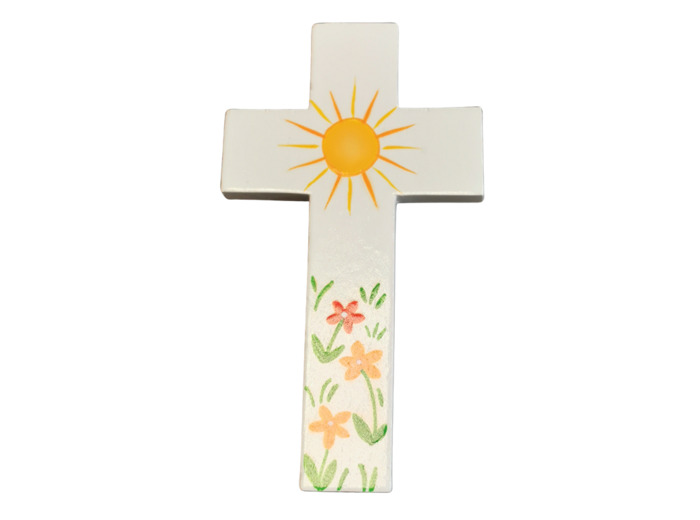 Magnet Croix Amour Soleil 5.5x10cm