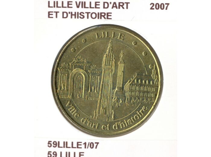 59 LILLE LILLE VILLE D'ART ET D'HISTOIRE 2007 SUP-