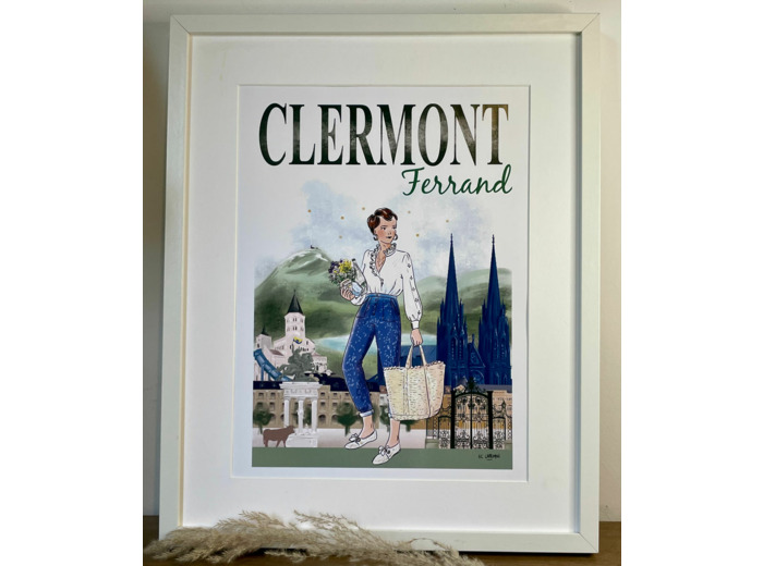 Clermont-Ferrand- affiche, carte postale