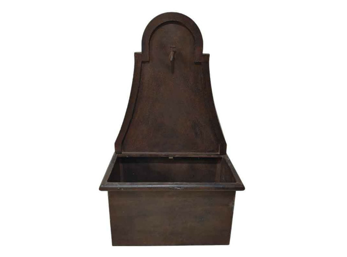 Fontaine murale marron 83x46x71cm