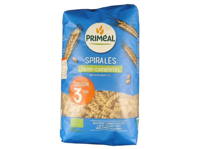 Spirales Demi-Complètes 500g Bio