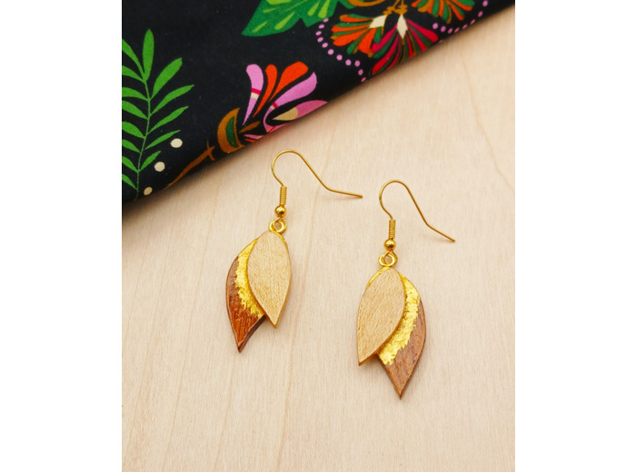 BOUCLES D'OREILLES Plaqué Or