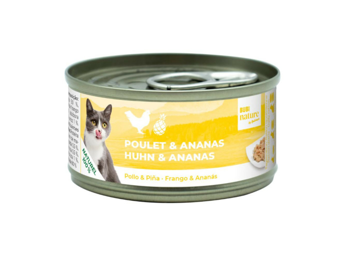 BubiNature Poulet & Ananas pour chat - 70g