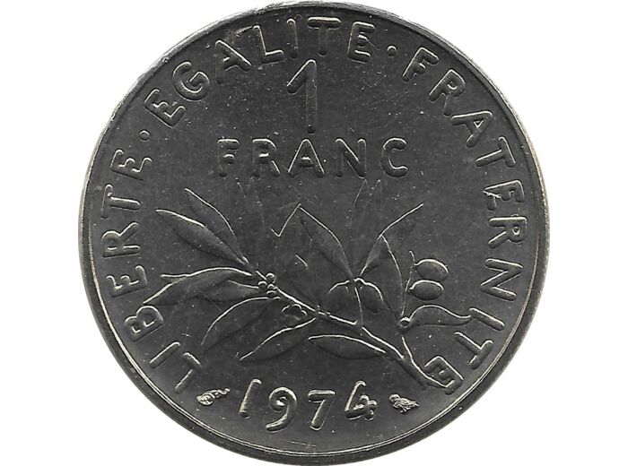 FRANCE 1 FRANC ROTY 1974 FDC