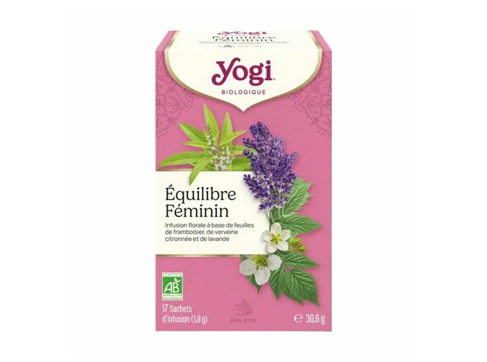 Infusion Équilibre Féminin Yogi Tea, 17 sachets