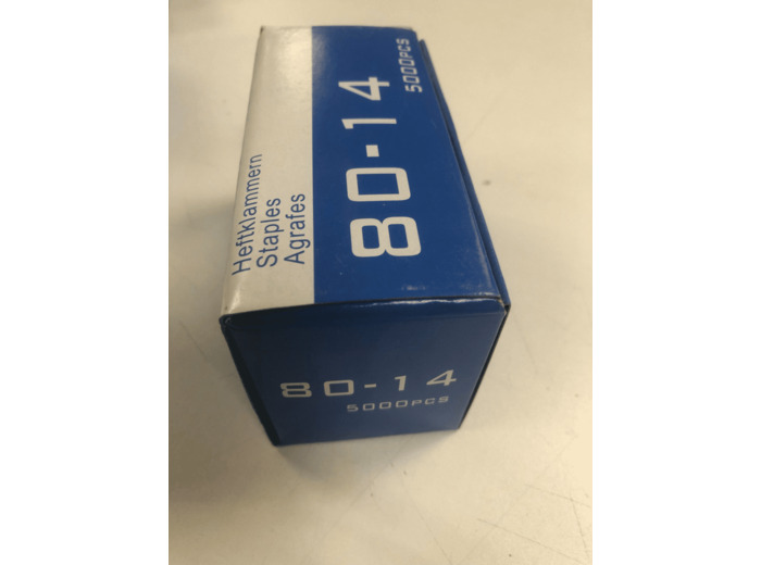 Agrafes 80 14mm 5000pièces GKL80014