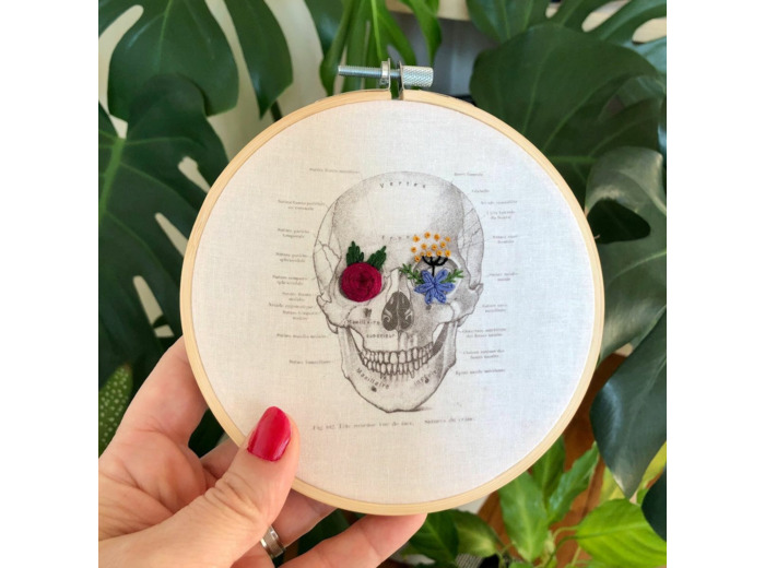 Broderie - SKULL #1