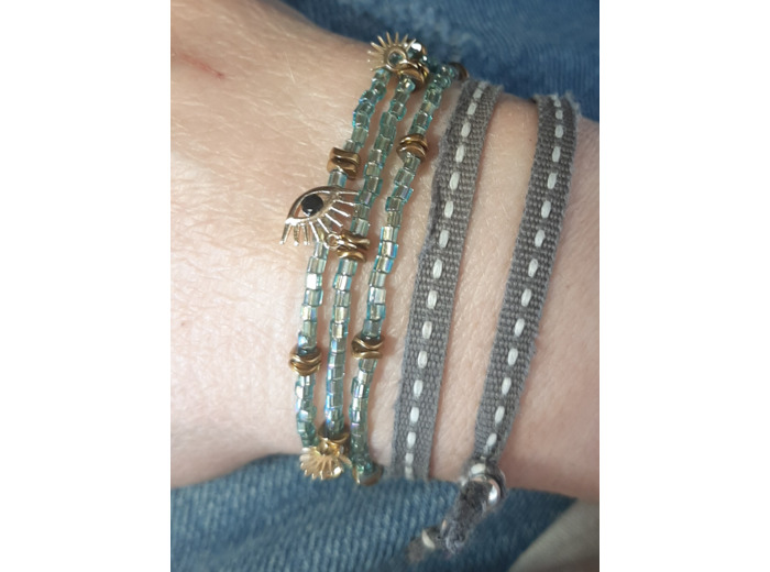 BRACELET MULTIRANGS EYE OF THE SUN