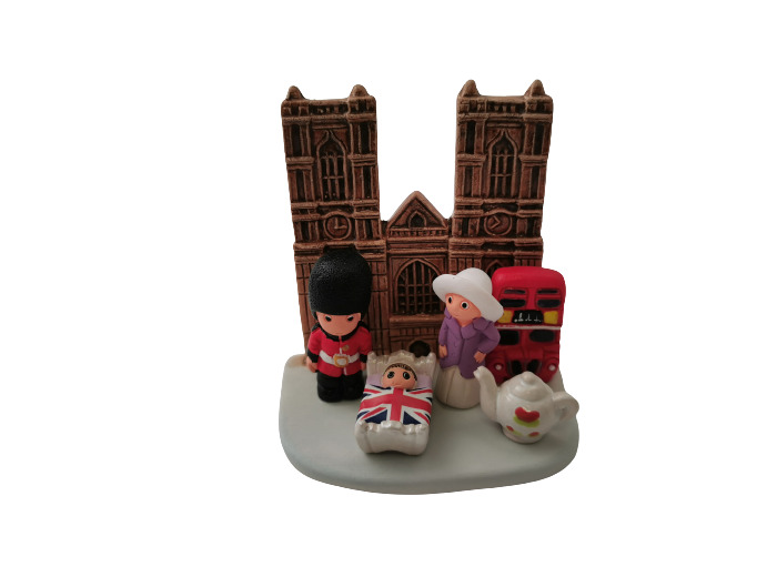 CRECHE en céramique BLOC 8x7cm- LONDRES