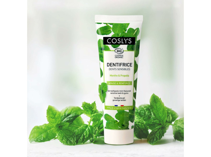 Dentifrice dents sensibles gel 75ml Coslys - Action douceur