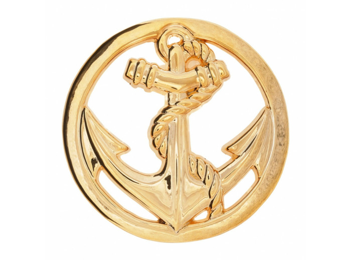 Insigne béret TDM Troupe de Marine (or)