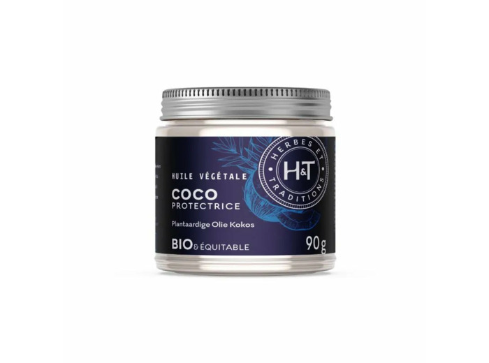 Huile  végétale de Coco Bio-90g-Herbes et Traditions