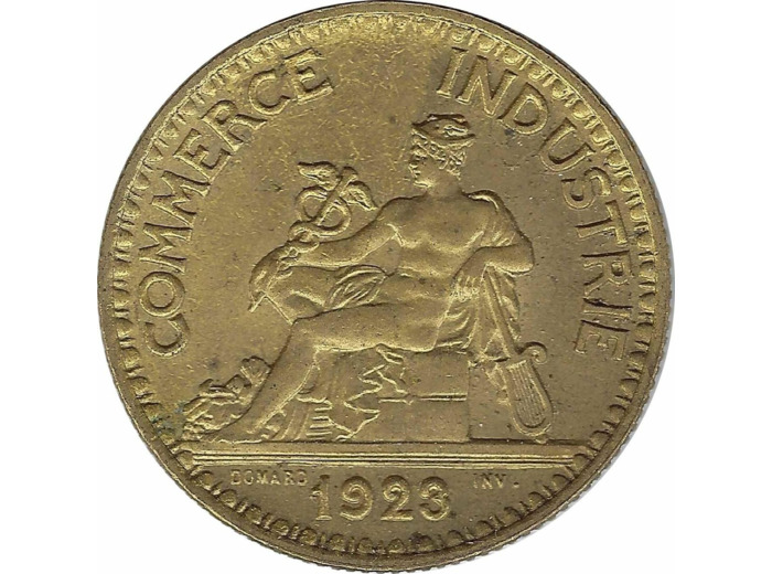 FRANCE 2 FRANCS DOMARD 1923 SUP N1